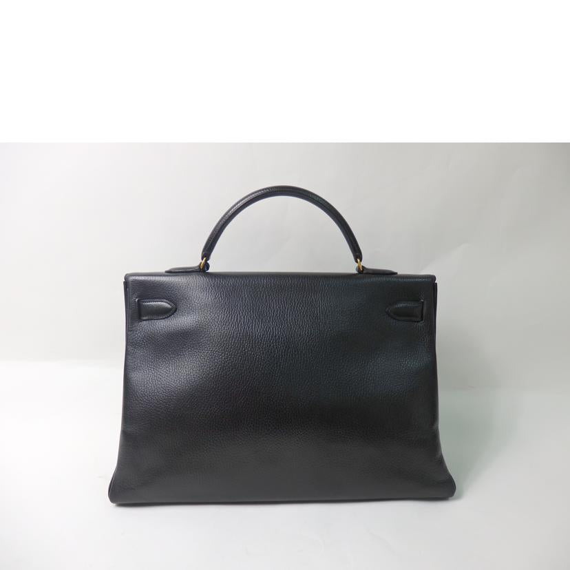 HERMES エルメス/ケリー40/アルデンヌ /ノワール黒/GD金具//19 ○W刻印/ABランク/84