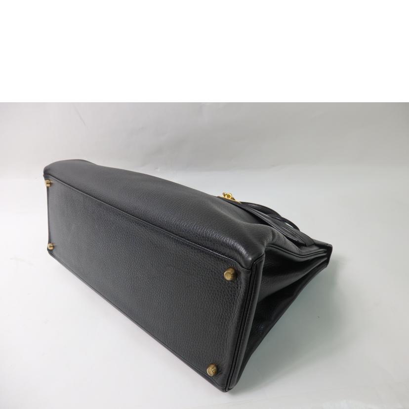 HERMES エルメス/ケリー40/アルデンヌ /ノワール黒/GD金具//19 ○W刻印/ABランク/84