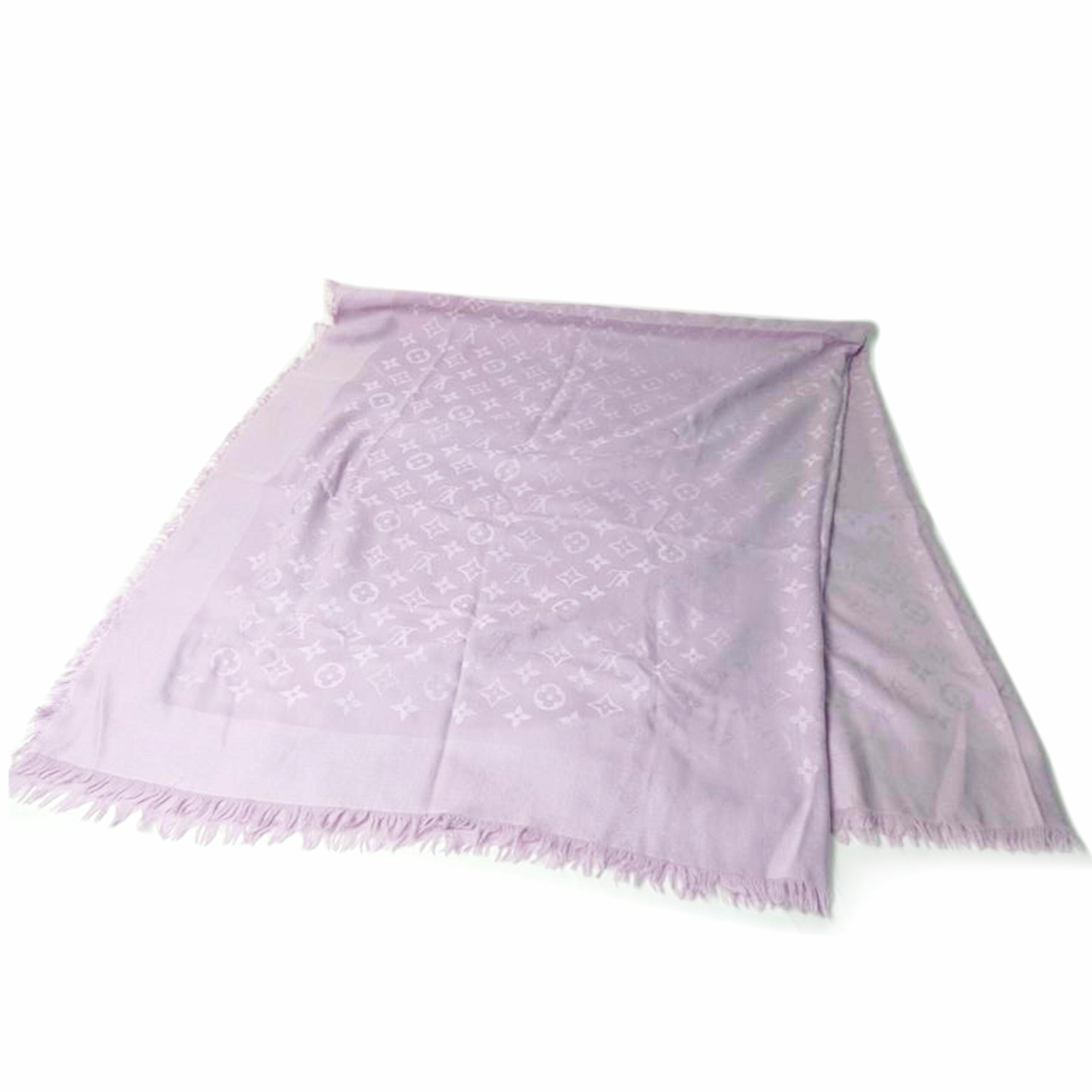 LV ルイヴィトン/モノグラム/大判ストール/パープル//402336/ABランク/84