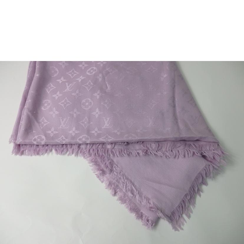 LV ルイヴィトン/モノグラム/大判ストール/パープル//402336/ABランク/84