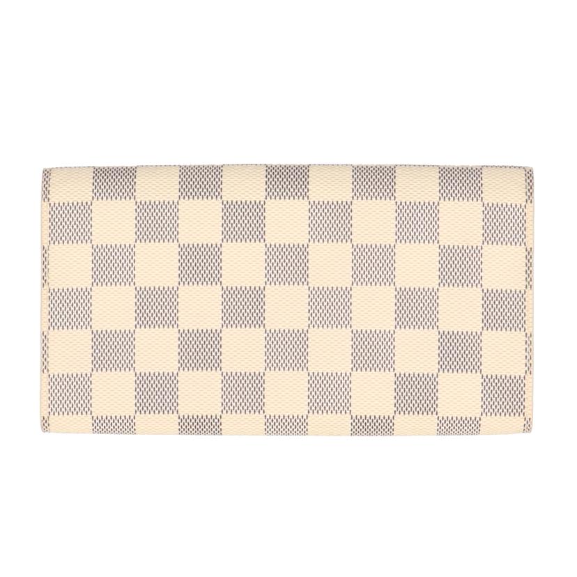 LV ルイヴィトン/ポルトフォイユ・サラ/ダミエ・アズール/N61735//TR2102/Aランク/75