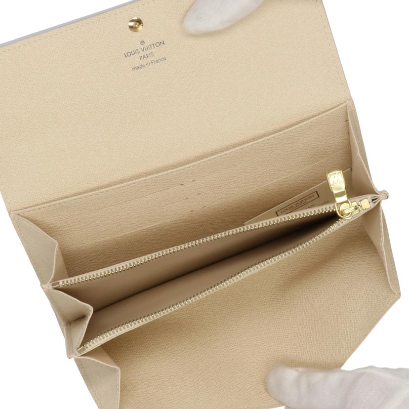 LV ルイヴィトン/ポルトフォイユ・サラ/ダミエ・アズール/N61735//TR2102/Aランク/75