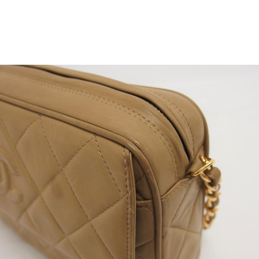 CHANEL シャネル/マトラッセ/ラムスキンフリンジ/チェーンショルダーバッグ/ベージュ//3480651/ABランク/04