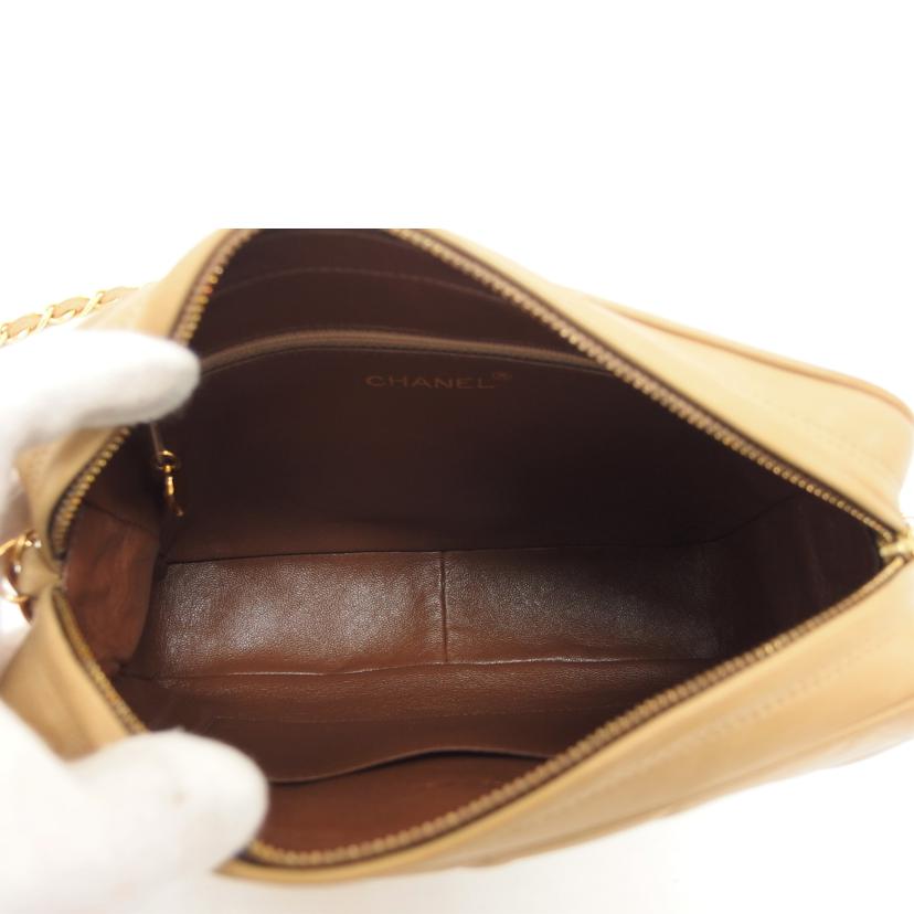 CHANEL シャネル/マトラッセ/ラムスキンフリンジ/チェーンショルダーバッグ/ベージュ//3480651/ABランク/04