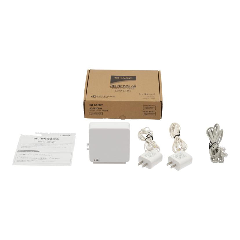 SHARP シャープ/コードレス電話機/JD-SF2CL-W//0X01398Y/Aランク/75