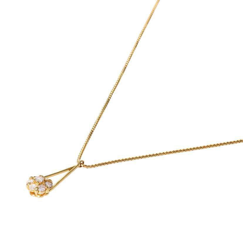 / K18ダイヤネックレス0.20ct//Aランク/63