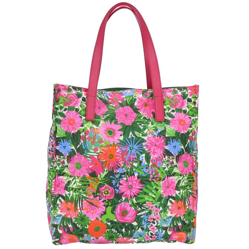 PRADA プラダ/フラワープリントナイロントート/BN2851//Bランク/75