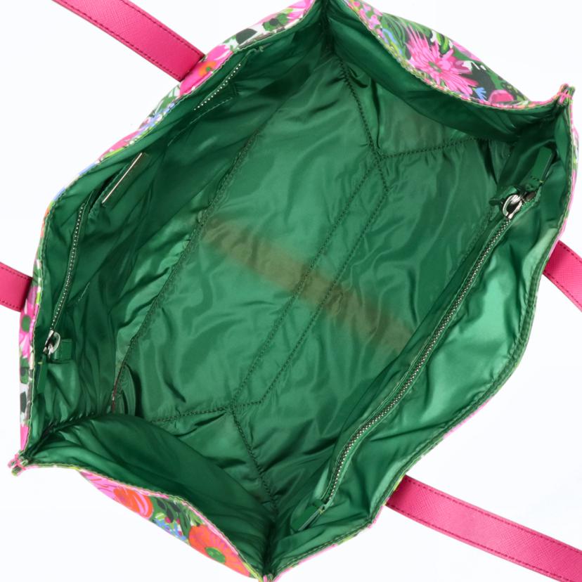 PRADA プラダ/フラワープリントナイロントート/BN2851//Bランク/75