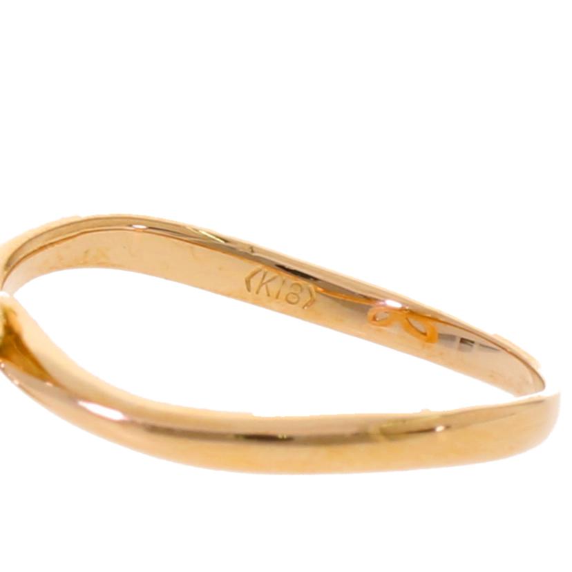 / K18ダイヤリング0.11ct//Aランク/63