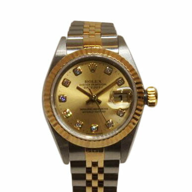 ROLEX ロレックス/デイトジャスト10P新ダイヤ/オートマ/YGSS/79173G//P376943/Aランク/92