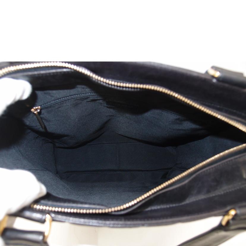 CHANEL シャネル ハンド ショルダー 肩掛け 黒 レザー/チョコバーココマークCCトート/ブラック//6915156/ABランク/69