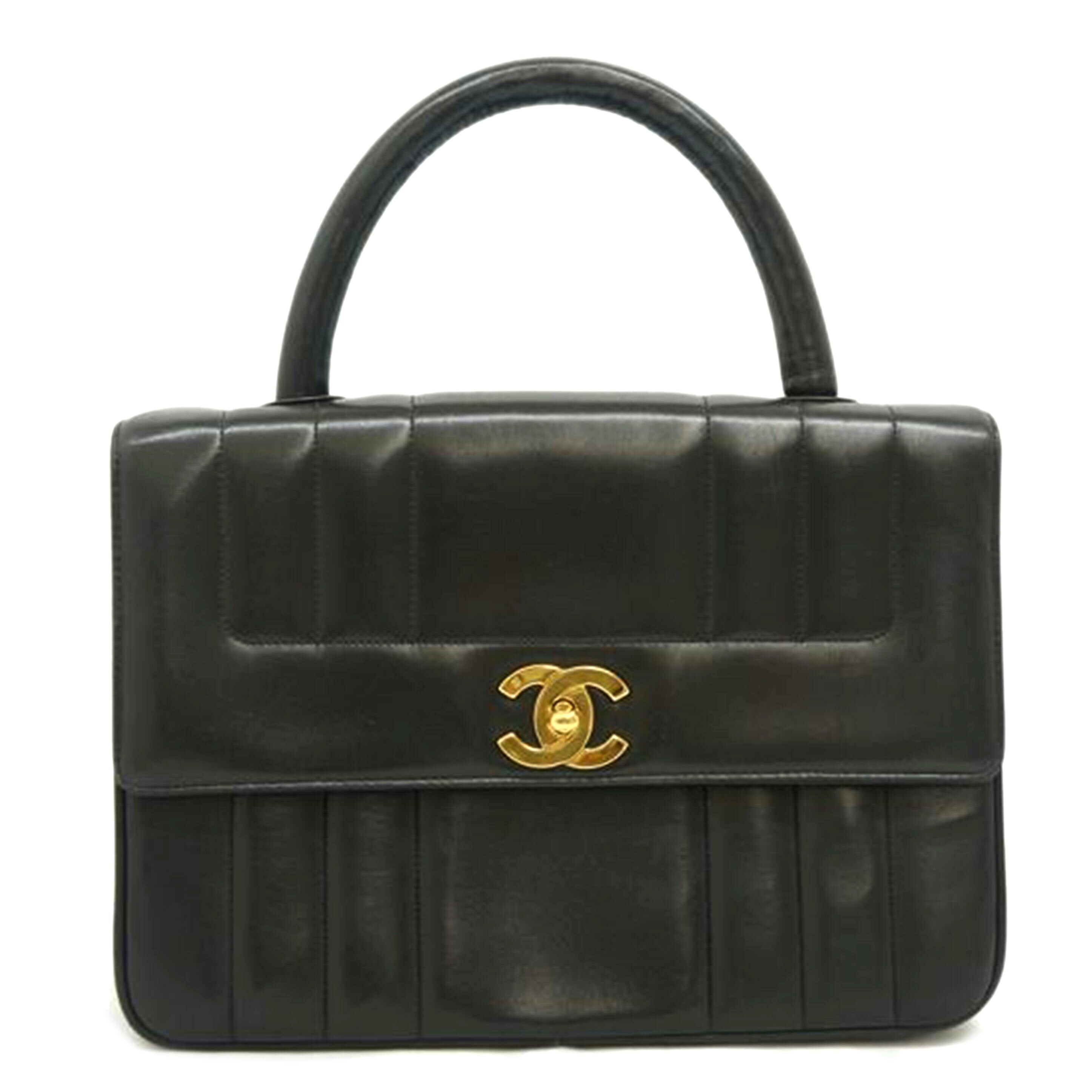 CHANEL シャネル/マドモアゼル/ラムスキンハンド/GD金具//3361952/ABランク/09