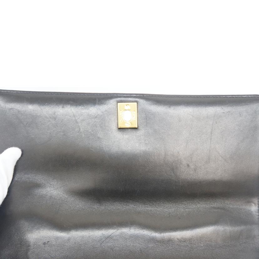 CHANEL シャネル/マドモアゼル/ラムスキンハンド/GD金具//3361952/ABランク/09