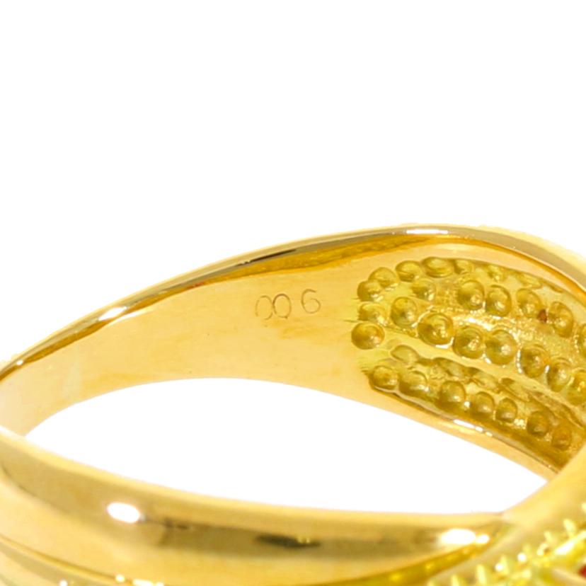 / K18ルビーリング//Aランク/63