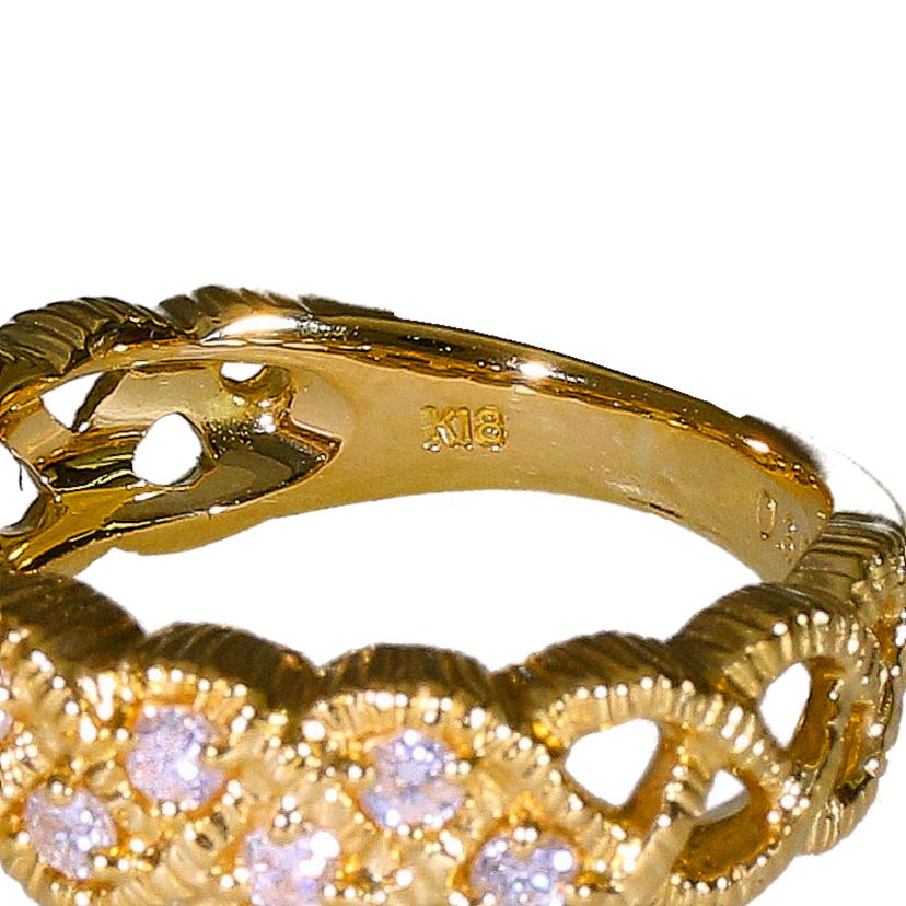 / K18ダイヤリング0.30ct//ABランク/88