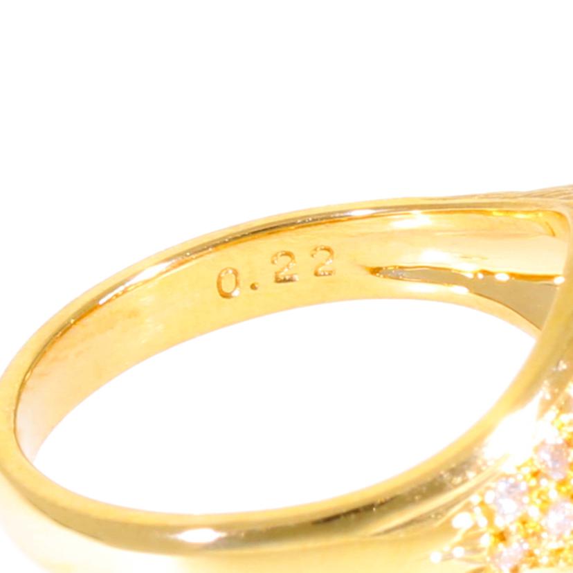 / K18ダイヤリング0.22ct//Aランク/63