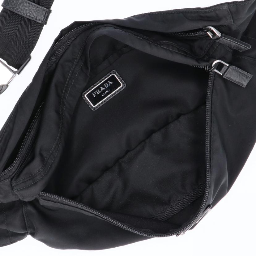 PRADA プラダ/ナイロンウエストポーチ/ノワール//165/ABランク/75