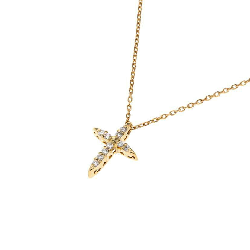 / K18ダイヤネックレス0.15ct//Aランク/75