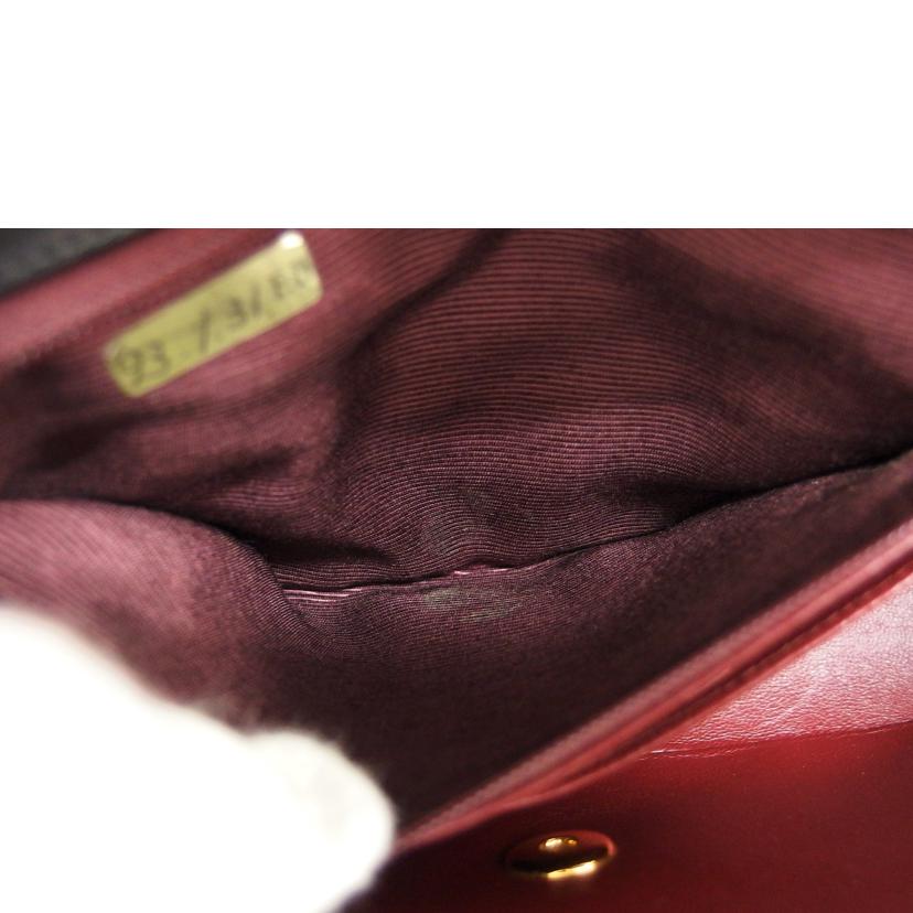 CHANEL シャネル/ラムスキン/Wチェーンショルダーバッグ/ブラック//0028631/ABランク/04