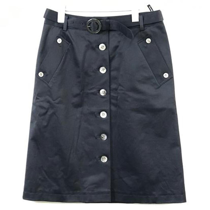 Aquascutum アクアスキュータム/フロントボタンタイトスカート/ネイビー//ABランク/51