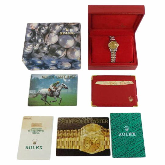 ROLEX ロレックス/DATE JUST/SS×YG/シャンパンゴールド/69173//S902996/ABランク/91