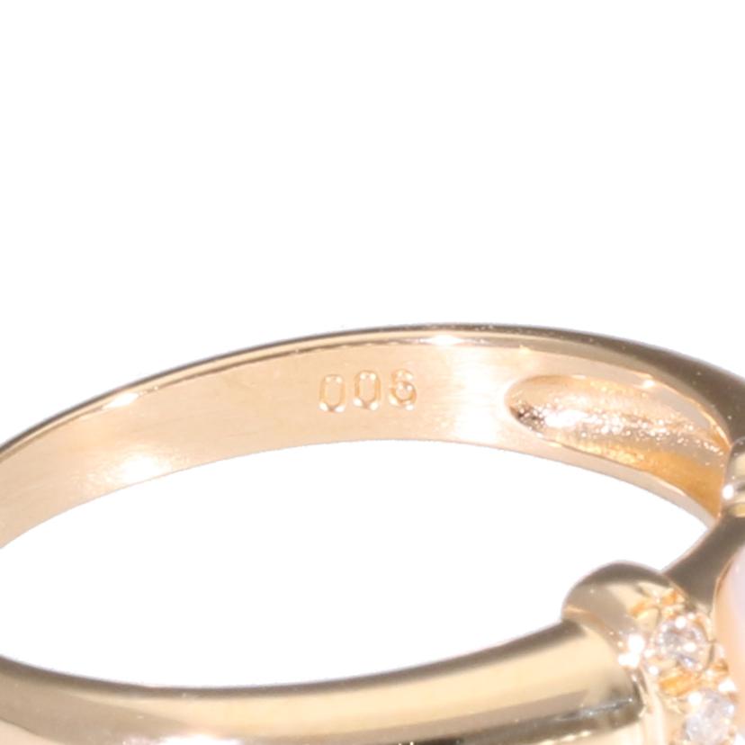 /STAR JEWELRY K18パールダイヤリング0.06ct//Aランク/71