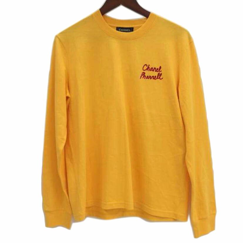 CHANEL /CHANEL 長袖tシャツ イエロー ビーズ / P61051 /SAランク/82