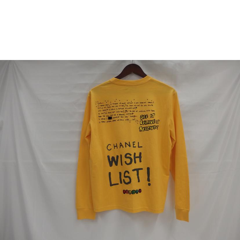 CHANEL /CHANEL 長袖tシャツ イエロー ビーズ / P61051 /SAランク/82