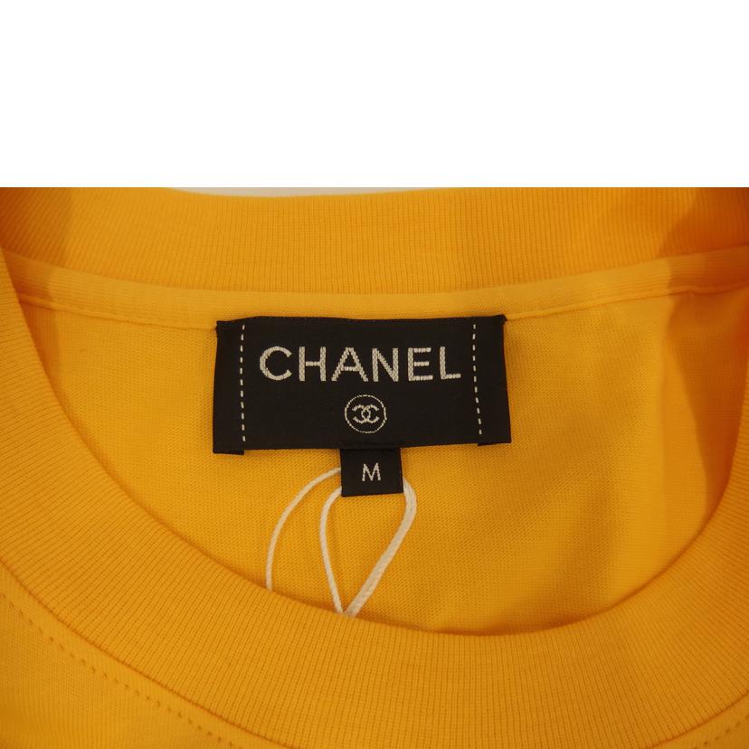CHANEL /CHANEL 長袖tシャツ イエロー ビーズ / P61051 /SAランク/82