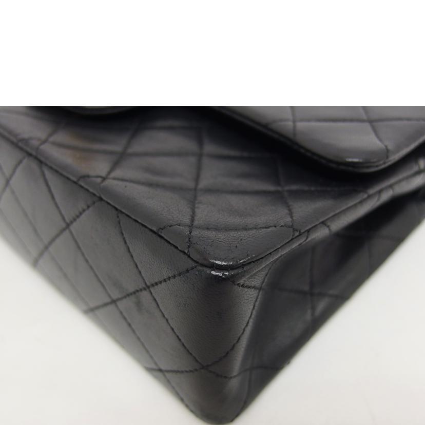 CHANEL シャネル/マトラッセWフラップ/チェーンショルダーバッグ/ラムスキン/ブラック//0635092/ABランク/04