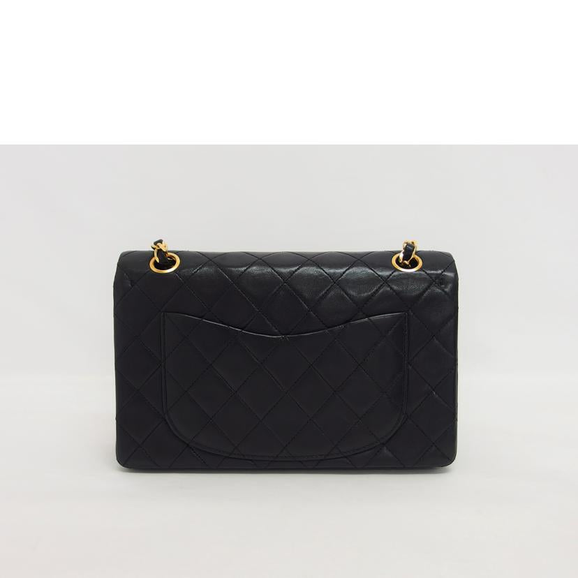 CHANEL シャネル/マトラッセWフラップ/チェーンショルダーバッグ/ラムスキン/ブラック//0635092/ABランク/04