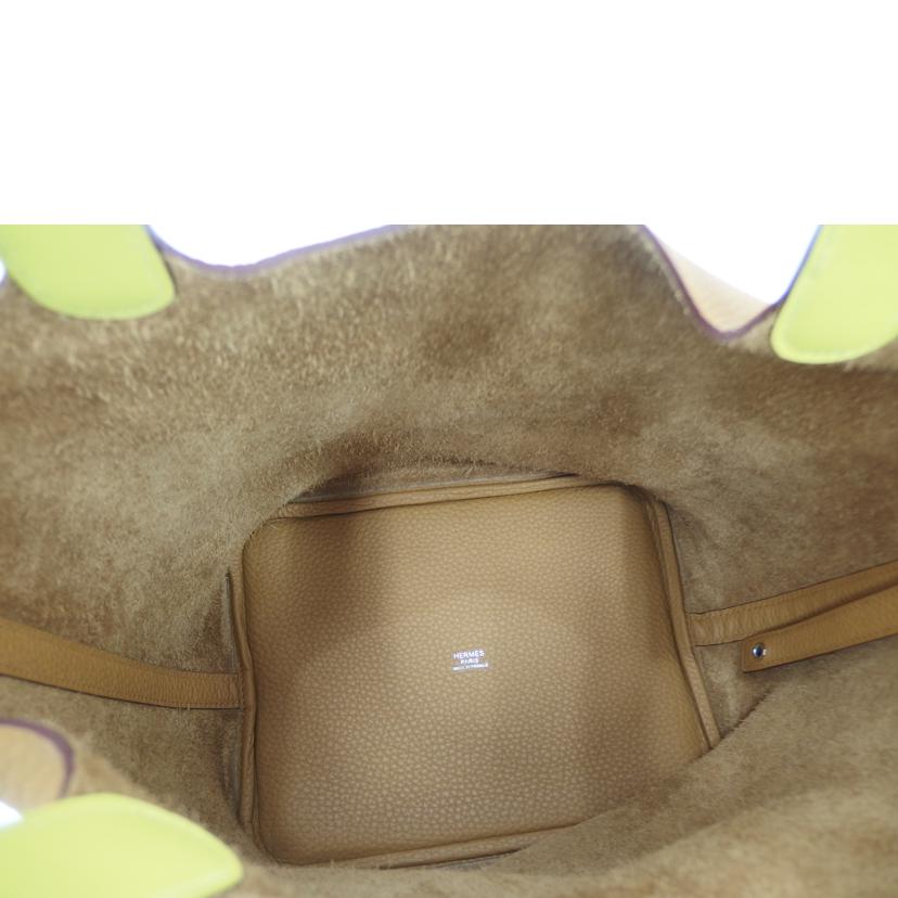 HERMES エルメス/ピコタンロックMM/トリヨンクレマンス・バイカラー/2020年製//Y A********/SAランク/82