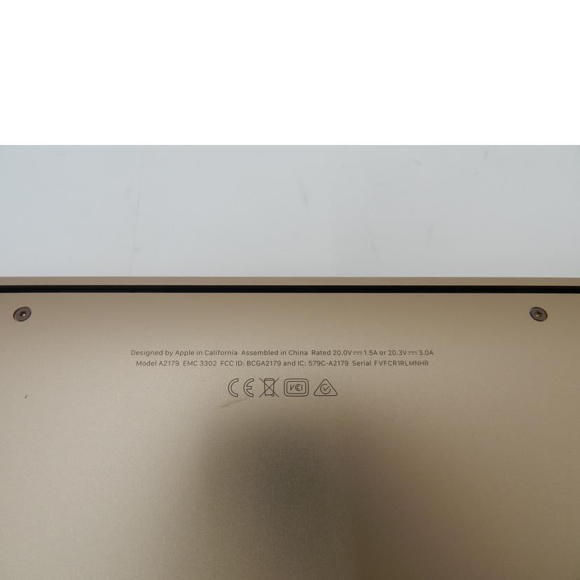 Apple アップル/Macbook Air(Retina, 13-inch, 2020)/MWTL2J/A//FVFCR1RLMNHR/Aランク/69