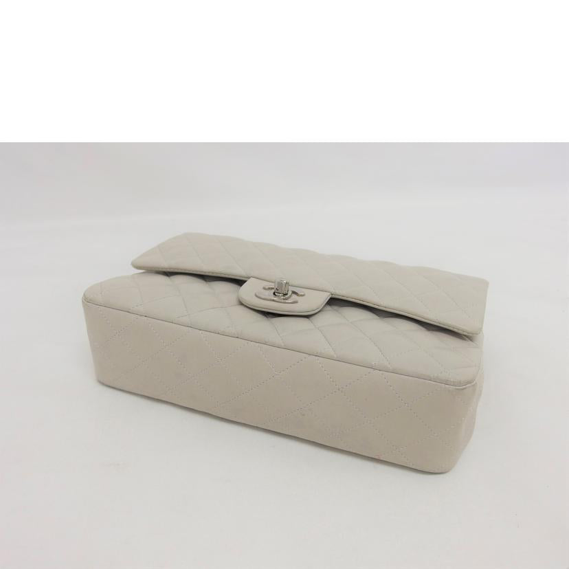 CHANEL シャネル/マトラッセ25/WフラップWチェーンショルダーバッグ/ラムスキン/ライトグレー//11130965/ABランク/04