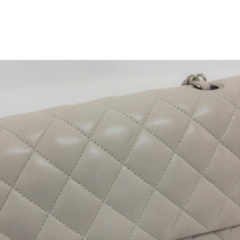 CHANEL シャネル/マトラッセ25/WフラップWチェーンショルダーバッグ/ラムスキン/ライトグレー//11130965/ABランク/04