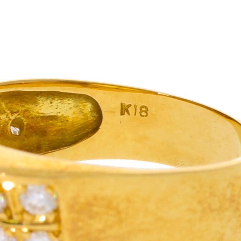 /K18ダイヤリング0.78ct/#12//Aランク/75