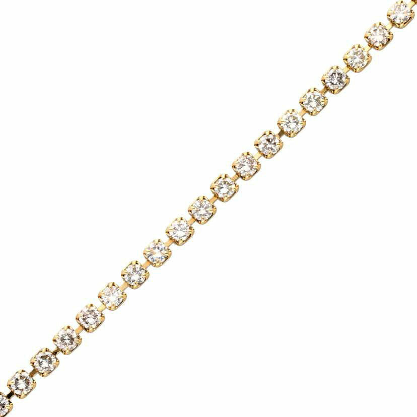 /◎ K18ダイヤブレスレット3.00ct//Aランク/75