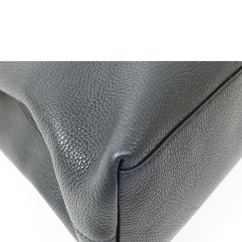 GUCCI グッチ/レザーチェーンショルダーバック ハンドバッグ キャンバス ブラック/536196//ABランク/65