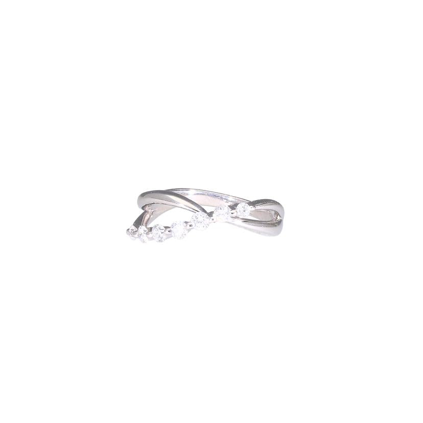 / K18WGダイヤリング0.25ct//Aランク/88