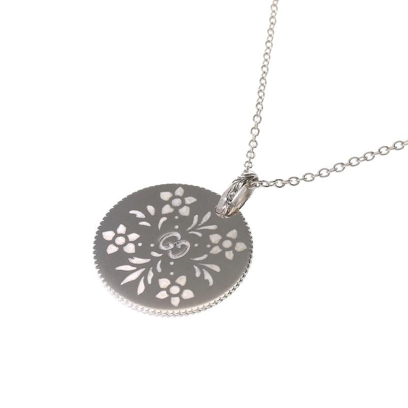 /GUCCI K18アイコンブルームスGGロゴ/フラワーネックレス//Aランク/92