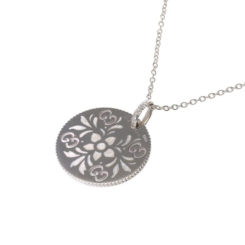 /GUCCI K18アイコンブルームスGGロゴ/フラワーネックレス//Aランク/92