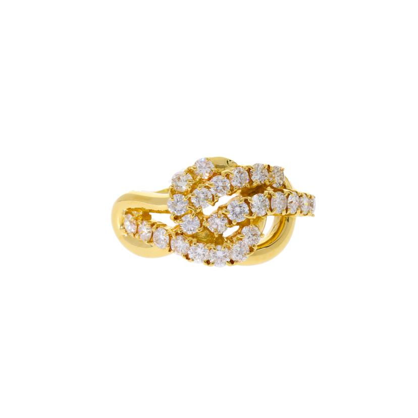 / K18ダイヤリング0.82ct//Aランク/75