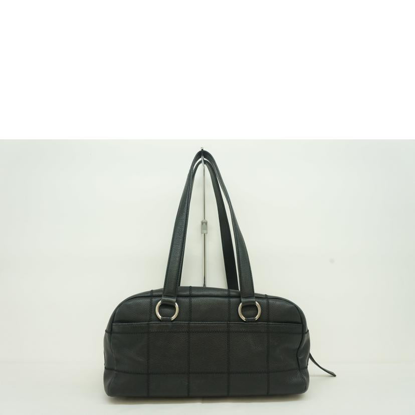 CHANEL シャネル/ソフトキャビアスキン・チョコバーミニボストン/A26135//9976268/ABランク/09