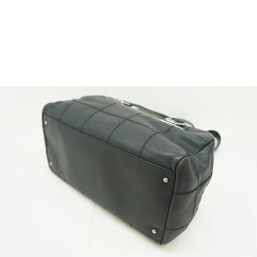 CHANEL シャネル/ソフトキャビアスキン・チョコバーミニボストン/A26135//9976268/ABランク/09