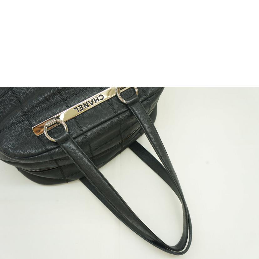 CHANEL シャネル/ソフトキャビアスキン・チョコバーミニボストン/A26135//9976268/ABランク/09