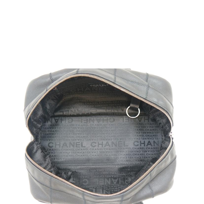 CHANEL シャネル/ソフトキャビアスキン・チョコバーミニボストン/A26135//9976268/ABランク/09