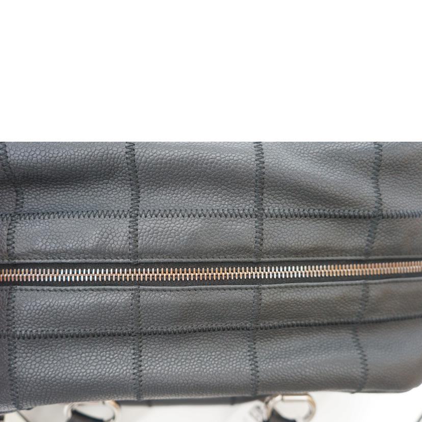 CHANEL シャネル/ソフトキャビアスキン・チョコバーミニボストン/A26135//9976268/ABランク/09