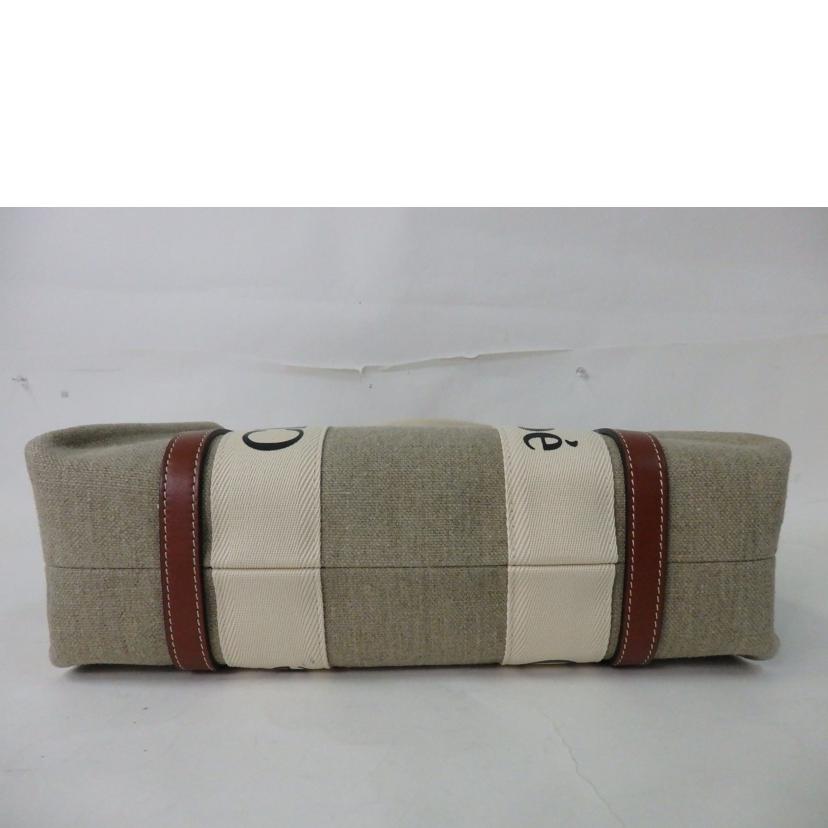 Chloe クロエ/ウッディミディアムトートバッグ/キャンバス/CHC22AS383//042*****/SAランク/84
