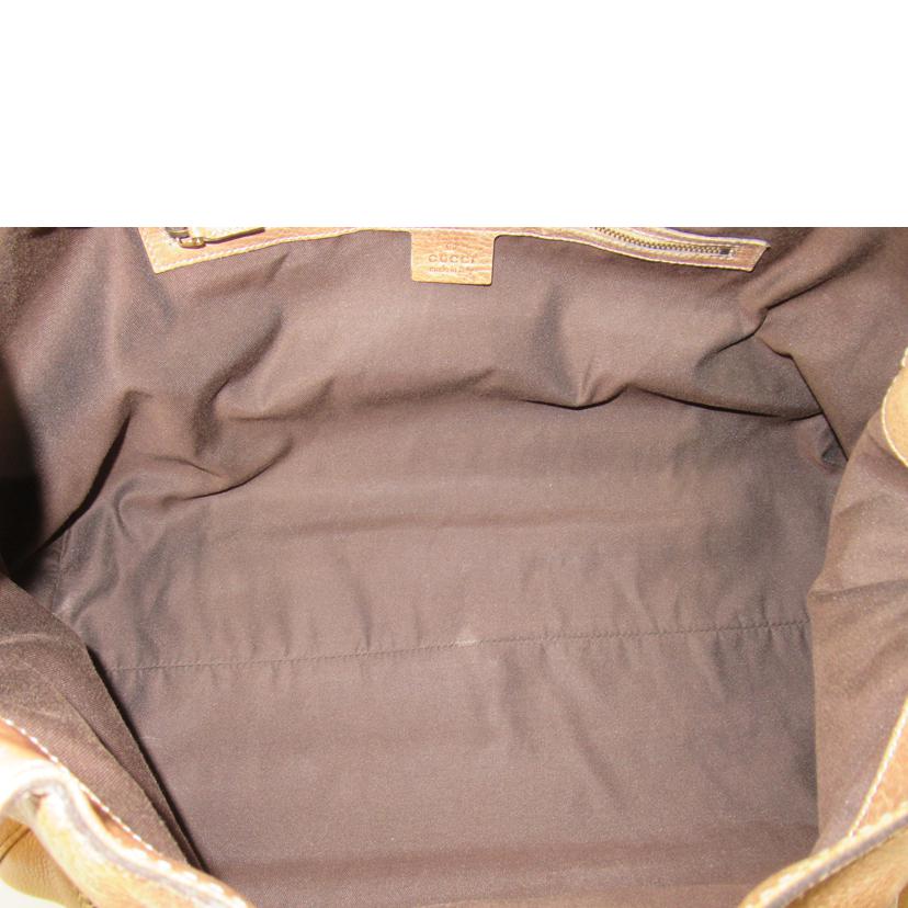 GUCCI/ショルダーバック/レザー・ホースビット/223958//213317/Bランク/63
