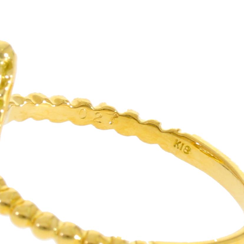 / K18ダイヤリング0.27ct//Aランク/63